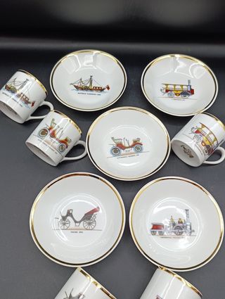 Set tazas café express CNP France Porcelana