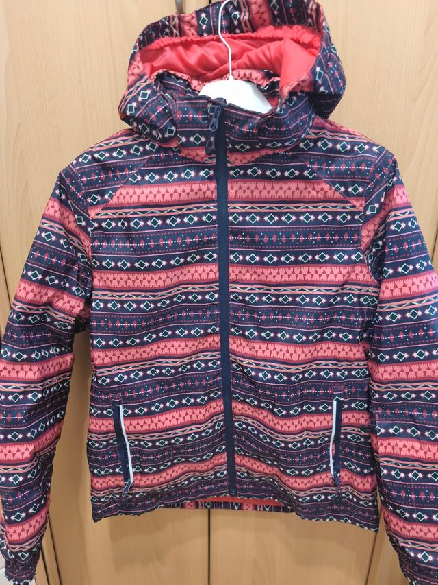 Chaqueta de nieve estampada