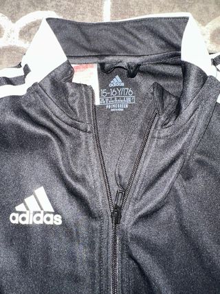 Chaqueta Adidas Negra y Blanca
