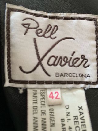 Abrigo Piel Vuelta Marrón 