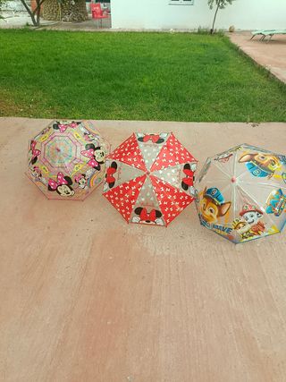3 Paraguas Infantiles