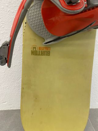 Tabla Snowboard Burton con Fijaciones