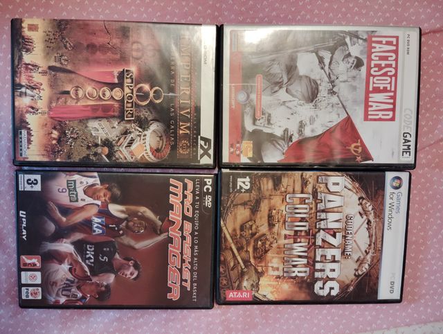 Lote 9 Juegos PC: Panzers II, Imperivm III, Endwar