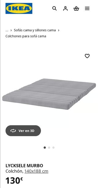 Colchón plegable de tela