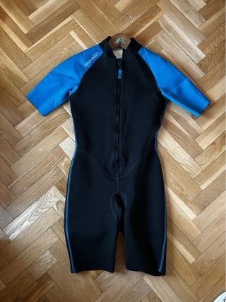Traje neopreno remo Tribord azul y negro