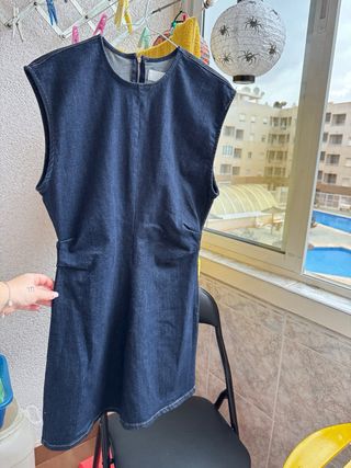 Vestido ZARA azul nuevo con etiqueta