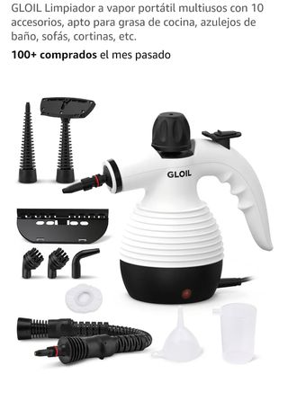 Limpiador a vapor GLOIL portátil multiusos