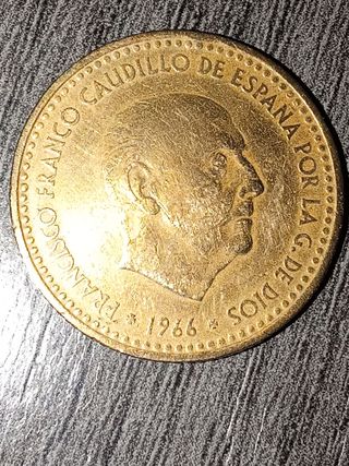 5 Monedas 1 Peseta Franco