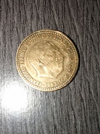 5 Monedas 1 Peseta Franco