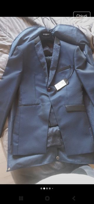 Abito da sposo Petrelli blu taglia 50