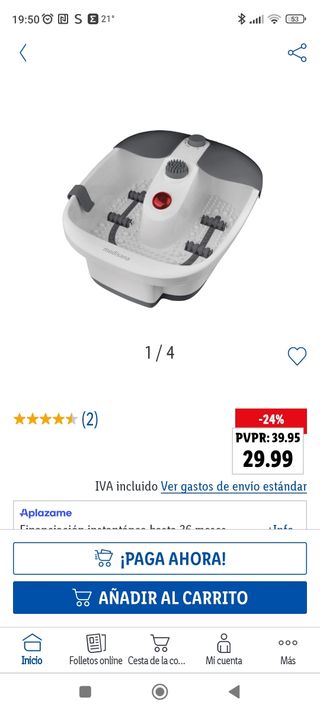 Masajeador de pies SilverCrest