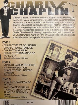 Charlie Chaplin Colección 3 DVDs