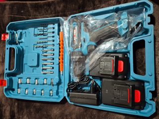 Taladro Atornillador Eléctrico con Accesorios