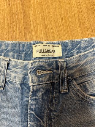 Bermuda Vaquera Desgastada Pull&Bear
