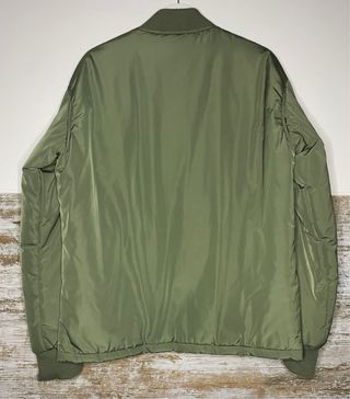 Chaqueta Bomber Verde Zara Talla M