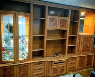 Mueble de salón modular con LED