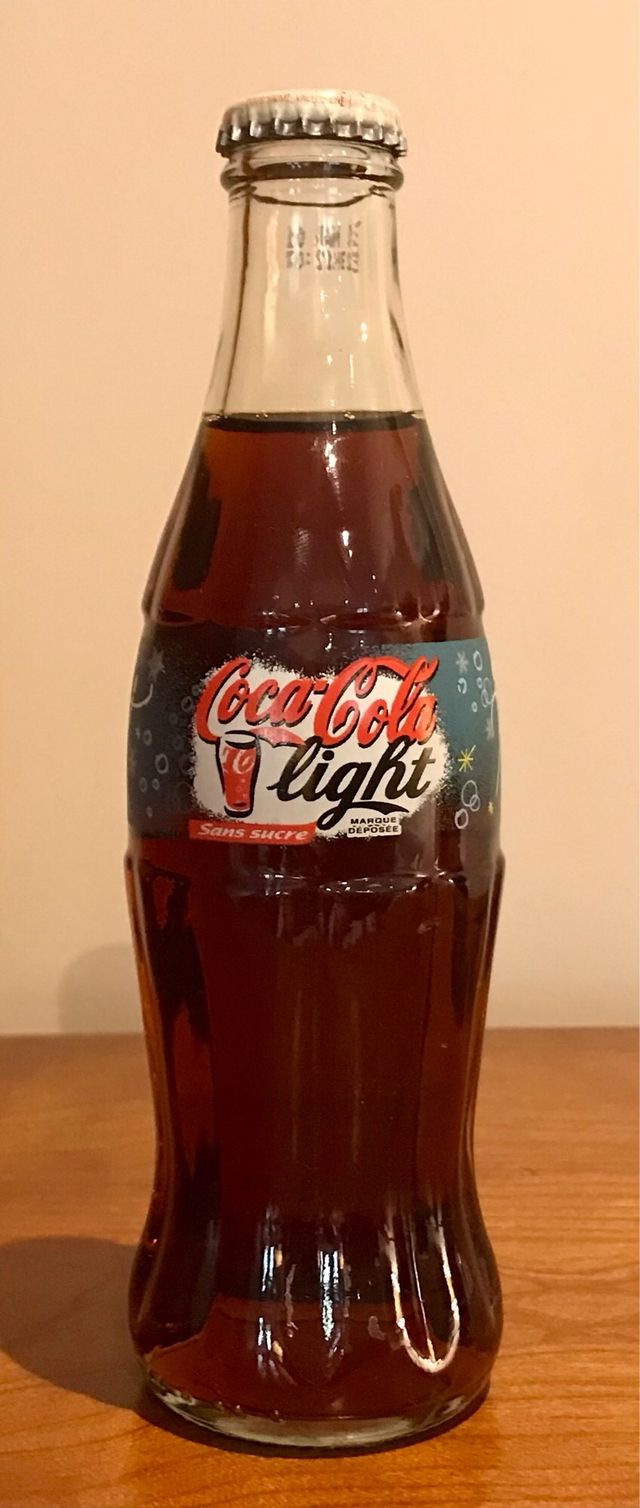 Bottiglia Coca Cola Light Francia
