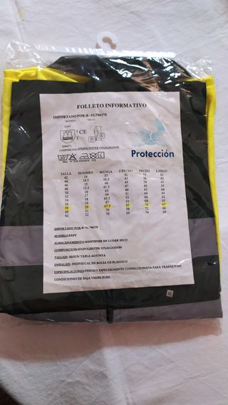 Ropa de trabajo hombre con reflectantes