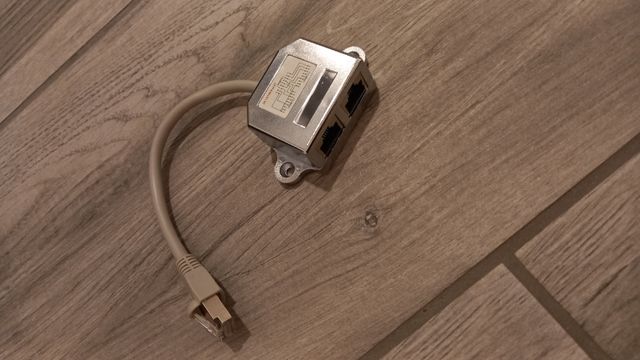 Ladron Divisor Switch Doble Cable Red