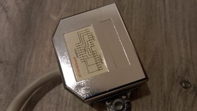 Ladron Divisor Switch Doble Cable Red