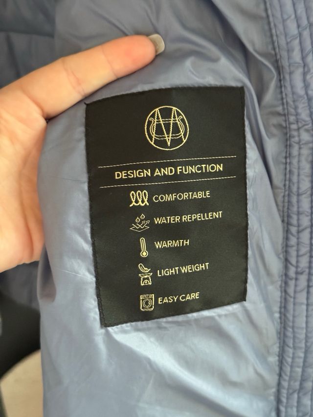 Chaqueta Massimo Dutti azul/gris