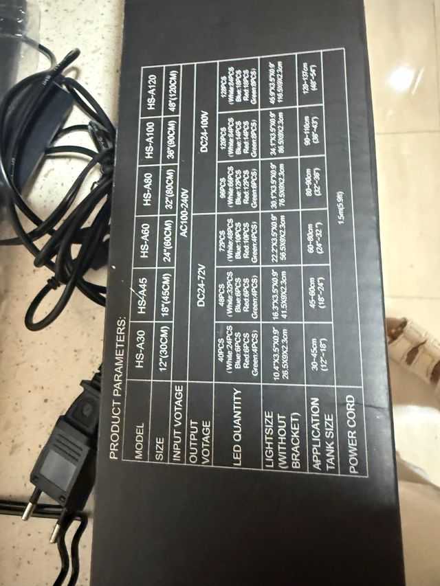 Luz LED para acuario HS-A45