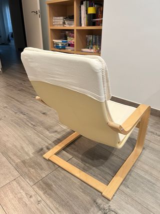 Sillón Poäng Ikea Madera Beige