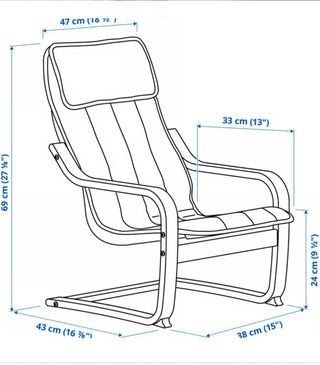 Sillón Poäng Ikea Madera Beige