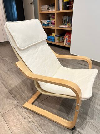 Sillón Poäng Ikea Madera Beige
