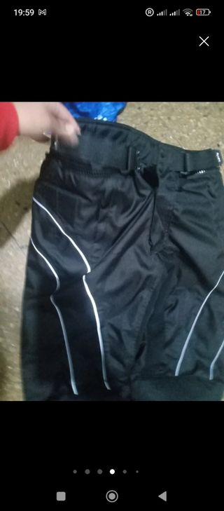 Pantalón de moto negro Talla XL