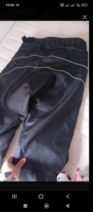 Pantalón de moto negro Talla XL