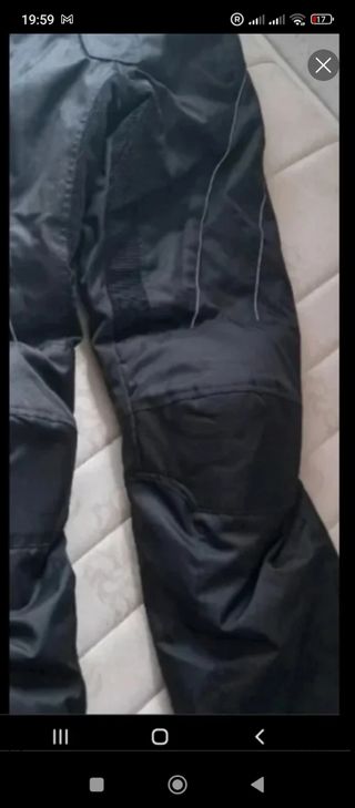 Pantalón de moto negro Talla XL