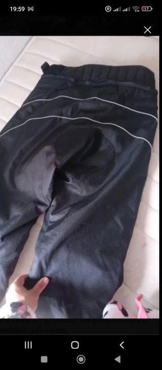 Pantalón de moto negro Talla XL