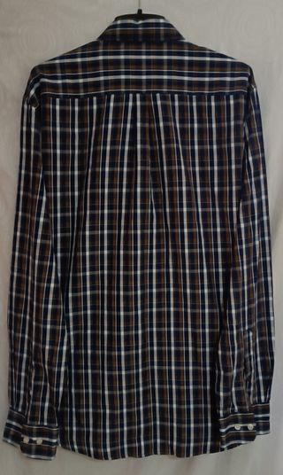 Camisa de cuadros hombre XL.