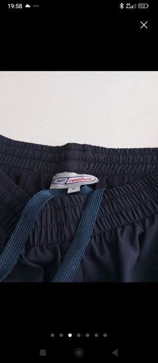 Pantalón chándal Reebok hombre azul marino