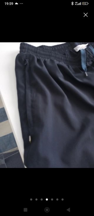 Pantalón chándal Reebok hombre azul marino