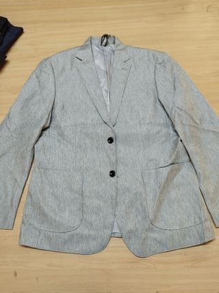 Blazer gris hombre