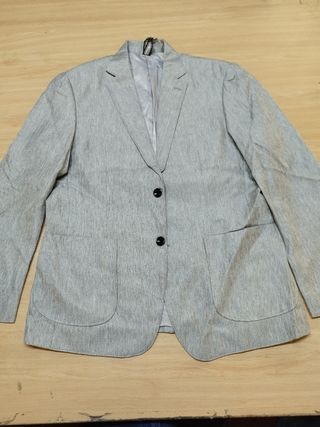 Blazer gris hombre