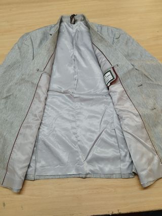 Blazer gris hombre