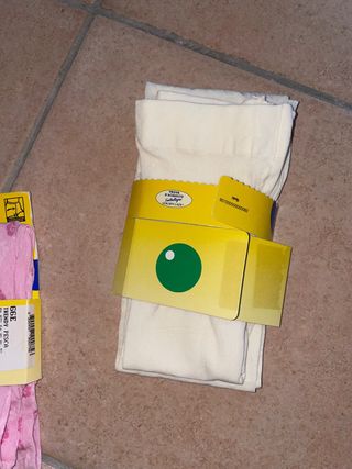 Set 2 collant bimba Golden Lady 10-13 anni