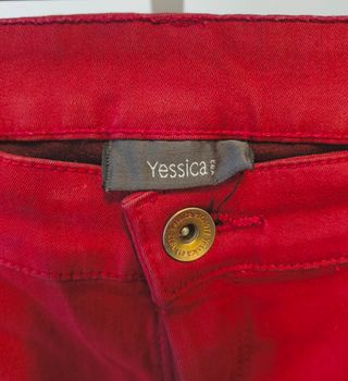 Pantalón mujer granate 
