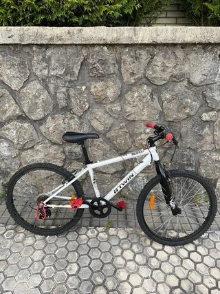 Bicicleta Infantil 24 B'TWIN Blanca