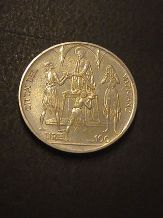 Vaticano 100 Liras 1968 SC