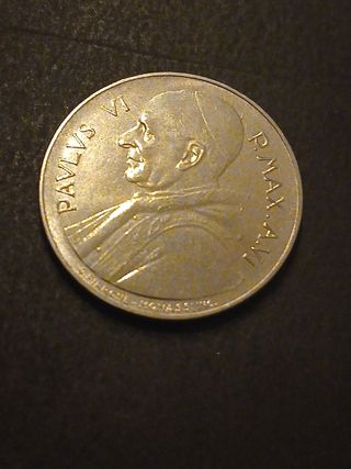 Vaticano 100 Liras 1968 SC