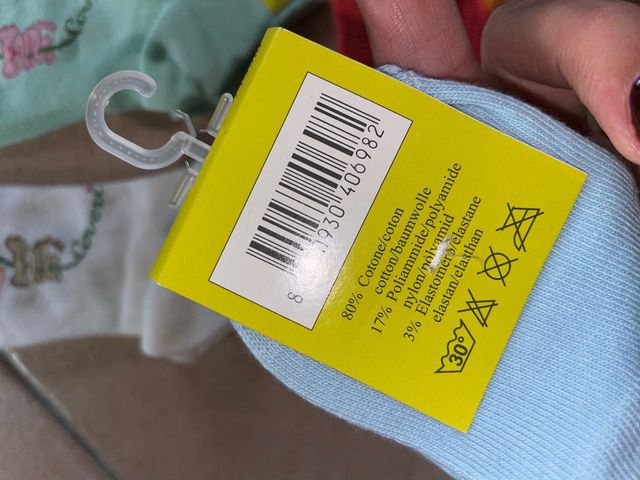 Set 5 Calzini Bimbo Enrico Coveri Tg 17/20