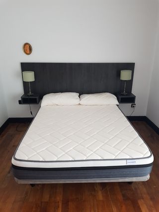 Colchón Dormideo 135x190 y canapé con patas