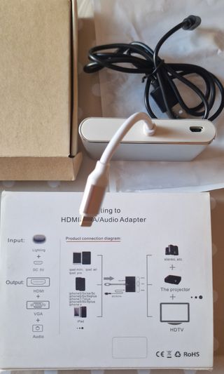 Adattatore Lighting HDMI/VGA/Audio per Apple