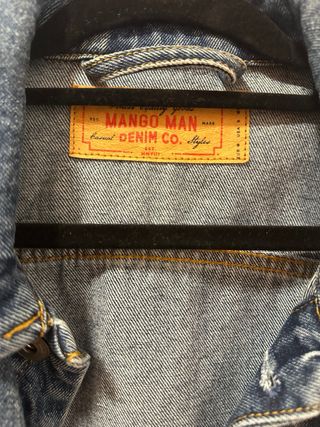 Chaqueta Vaquera Mango Man Azul Hombre