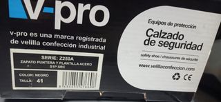Zapatos de seguridad V-pro Talla 41
5 pares en ven