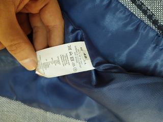 Blazer hombre azul y gris